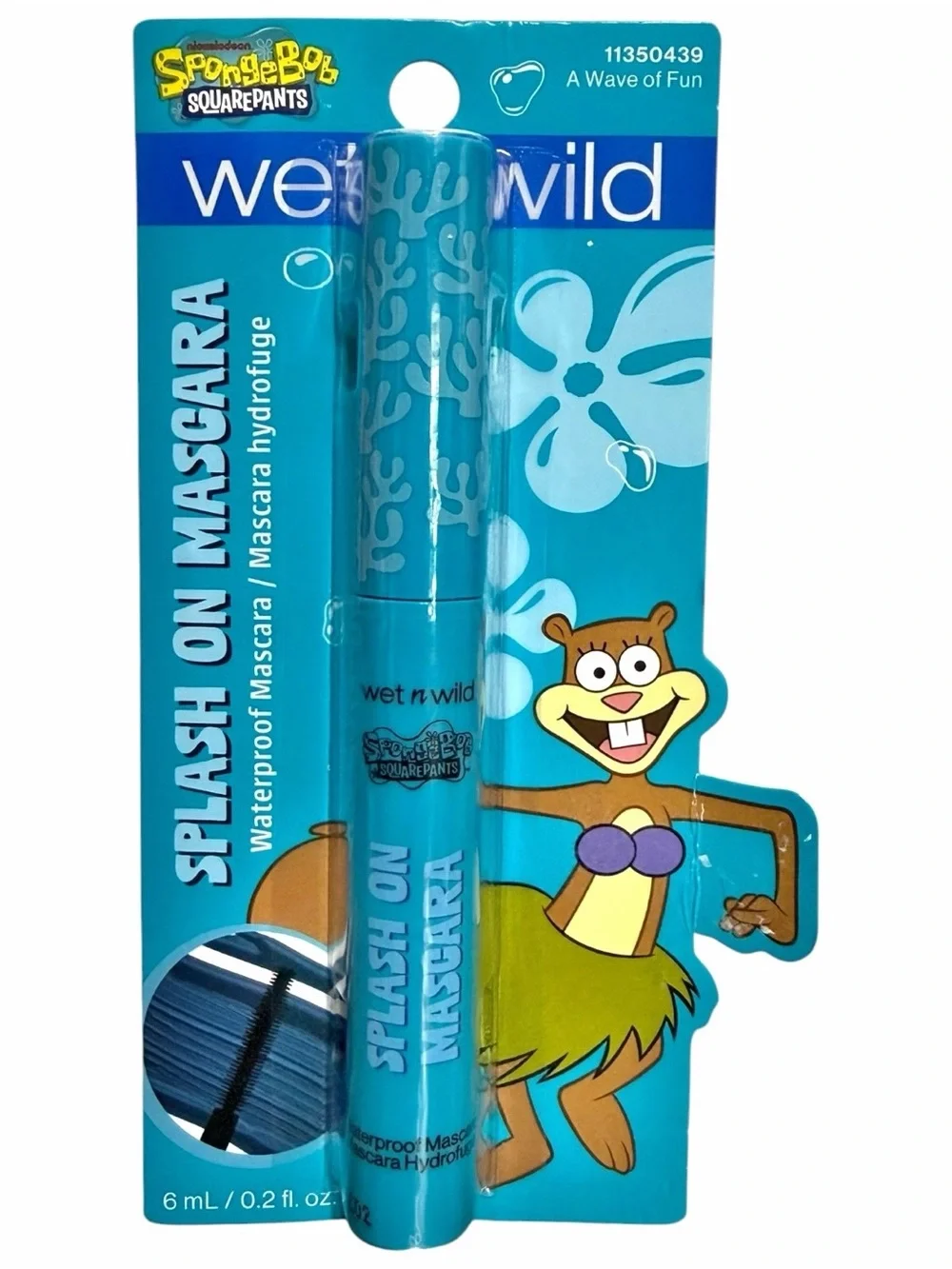 Wet N Wild SpongeBob Splash on Waterproof Mascara ~ A Wave of Fun ~ New in Box